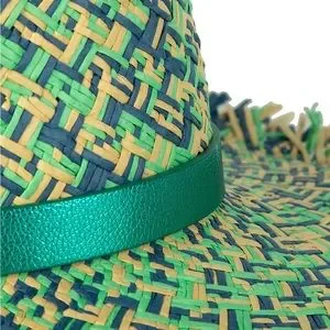 KURT GEIGER LONDON Mixed Rainbow Straw Hat KURT GEIGER LONDON Mixed Rainbow Straw Hat | Bloomingdale main image 3